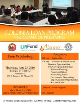 Colonia Loan Program | City of Alamo EDC