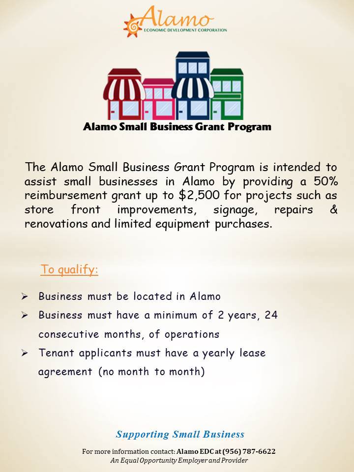 Alamo Small Business Flyer post 1.30.2019 | Alamo EDC