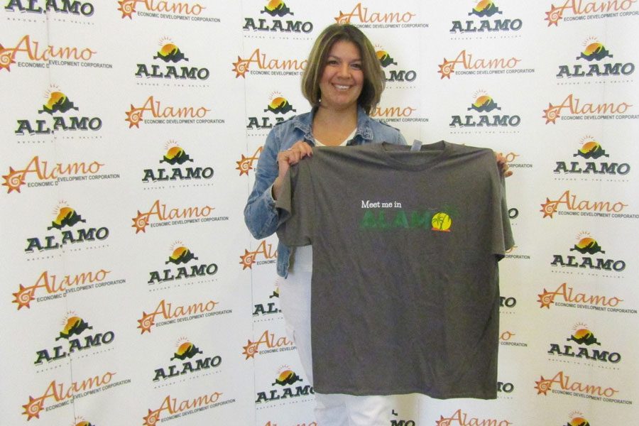 Get a free shirt in the city of Alamo!
